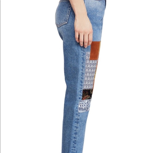 🆕Free People Patchwork Jeans - Picture 7 of 16